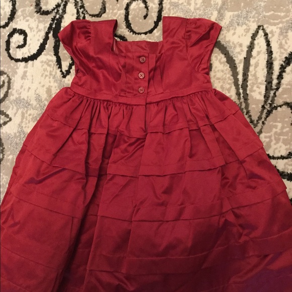 Red formal party dress.  3T. NWT. - Picture 3 of 4